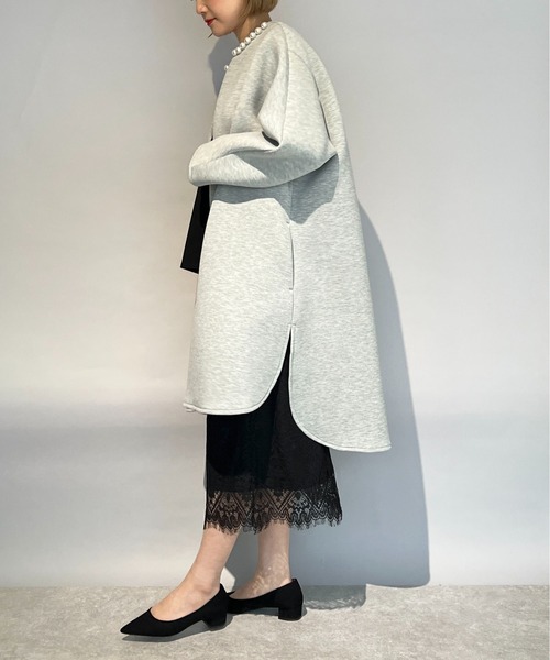 PICCIN（ピッチン）の「総レーススカラップスカート（スカート・レディース・ブラック/オフホワイト・M/L）」の18枚目の写真