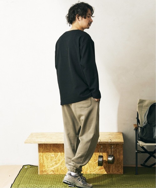 JOURNAL STANDARD relume(ジャーナルスタンダード レリューム)の「BACK BRUSH ワッフルロングスリーブTシャツ(Tシャツ/カットソー・メンズ・ホワイト/ブラック/ベージュ/グレー・SMALL/MEDIUM/LARGE)」の20枚目の写真