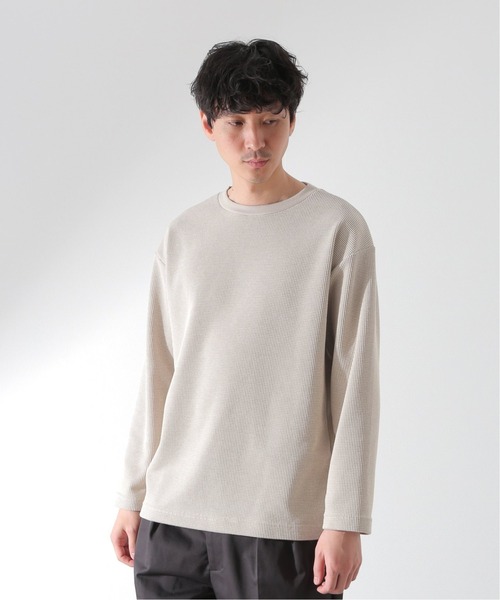 JOURNAL STANDARD relume(ジャーナルスタンダード レリューム)の「BACK BRUSH ワッフルロングスリーブTシャツ(Tシャツ/カットソー・メンズ・ホワイト/ブラック/ベージュ/グレー・SMALL/MEDIUM/LARGE)」の21枚目の写真