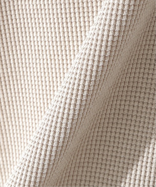 JOURNAL STANDARD relume(ジャーナルスタンダード レリューム)の「BACK BRUSH ワッフルロングスリーブTシャツ(Tシャツ/カットソー・メンズ・ホワイト/ブラック/ベージュ/グレー・SMALL/MEDIUM/LARGE)」の15枚目の写真