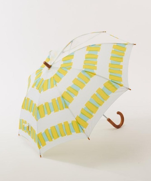 392 plusm（サンキューニプリュスエム）の「【392plusm】キッズ UMBRELLA 45cm 長傘（長傘・キッズ・ブラック/イエロー/ピンク/ミント・フリー）」の3枚目の写真