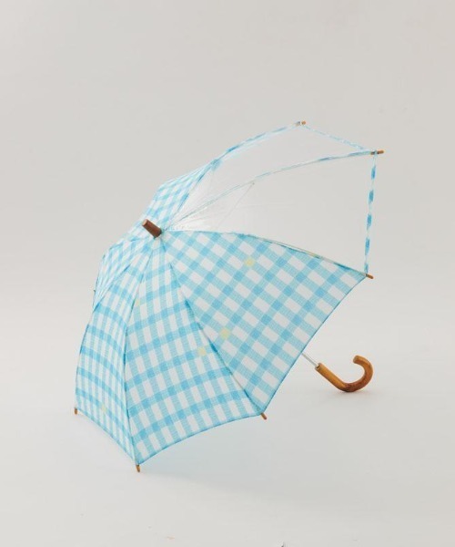 392 plusm（サンキューニプリュスエム）の「【392plusm】キッズ UMBRELLA 45cm 長傘（長傘・キッズ・ブラック/イエロー/ピンク/ミント・フリー）」の2枚目の写真