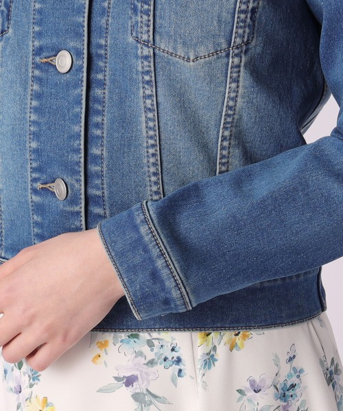 LAISSE PASSE（レッセパッセ）の「デニムGジャン（デニムジャケット・レディース・ネイビー・SMALL/MEDIUM）」の8枚目の写真