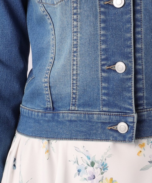 LAISSE PASSE（レッセパッセ）の「デニムGジャン（デニムジャケット・レディース・ネイビー・SMALL/MEDIUM）」の10枚目の写真