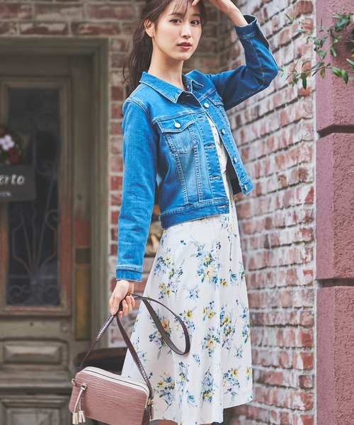 LAISSE PASSE（レッセパッセ）の「デニムGジャン（デニムジャケット・レディース・ネイビー・SMALL/MEDIUM）」の6枚目の写真