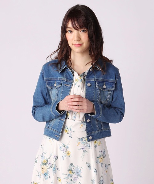 LAISSE PASSE（レッセパッセ）の「デニムGジャン（デニムジャケット・レディース・ネイビー・SMALL/MEDIUM）」の12枚目の写真