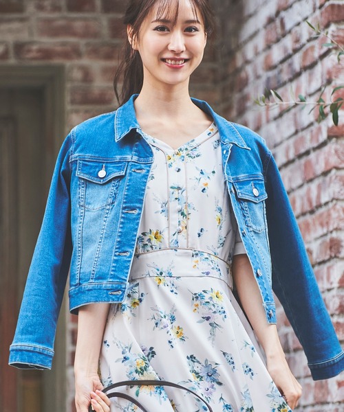 LAISSE PASSE（レッセパッセ）の「デニムGジャン（デニムジャケット・レディース・ネイビー・SMALL/MEDIUM）」の2枚目の写真