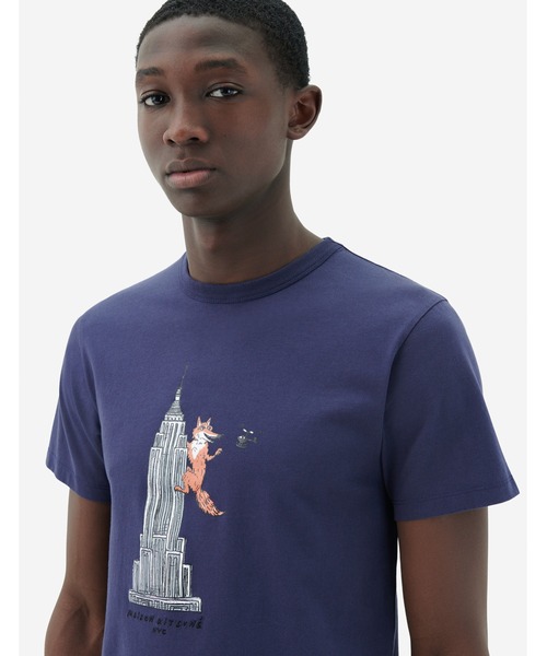 Maison Kitsune(メゾンキツネ)の「OLY EMPIRE FOX CLASSIC TEE-SHIRT(Tシャツ/カットソー・メンズ・ホワイト/ネイビー/ピンク系その他・XL/S/L/M/XXS/XS)」の16枚目の写真