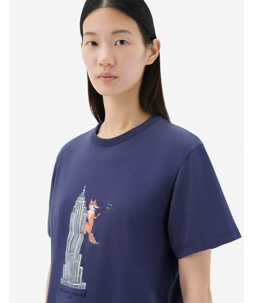 Maison Kitsune(メゾンキツネ)の「OLY EMPIRE FOX CLASSIC TEE-SHIRT(Tシャツ/カットソー・メンズ・ホワイト/ネイビー/ピンク系その他・XL/S/L/M/XXS/XS)」の19枚目の写真
