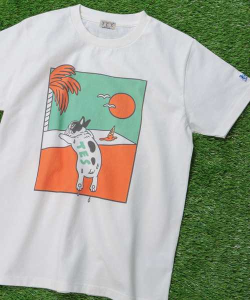 The Endless Summer(エンドレスサマー)の「TES MELTY BUHI T-SHIRT / Tシャツ(Tシャツ/カットソー・メンズ・ホワイト/A・SMALL/MEDIUM/LARGE/X-LARGE)」の5枚目の写真