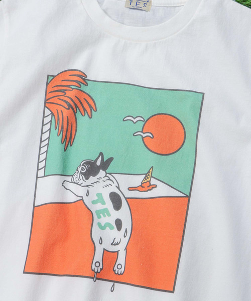 The Endless Summer(エンドレスサマー)の「TES MELTY BUHI T-SHIRT / Tシャツ(Tシャツ/カットソー・メンズ・ホワイト/A・SMALL/MEDIUM/LARGE/X-LARGE)」の7枚目の写真