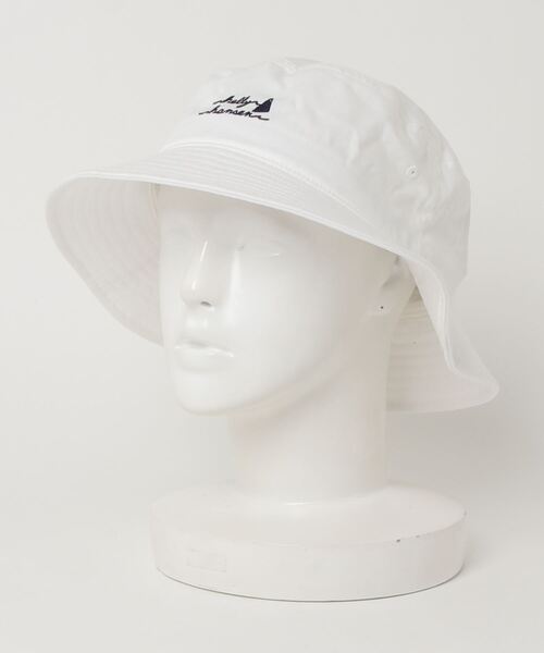 HELLY HANSEN（ヘリーハンセン）の「ヘリーハンセン  Logo Sail Hat(ロゴセイルハット)（ハット・メンズ・アイボリー/ネイビー/ホワイト・ﾌﾘ-）」の2枚目の写真