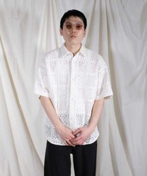 saby（サバイ）の「【EXCLUSIVE】saby CROCHET KNIT SHIRT -HALF