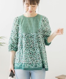 URBAN RESEARCH Sonny Label | オリエンタルフラワーMIXコットンブラウス(シャツ/ブラウス)