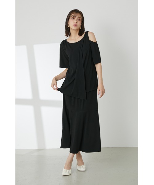 LILIDIA（リリディア）の「ランダムリブマーメードSK（スカート・レディース・ピンク/ブラック/ライトブラウン・MEDIUM/SMALL）」の16枚目の写真