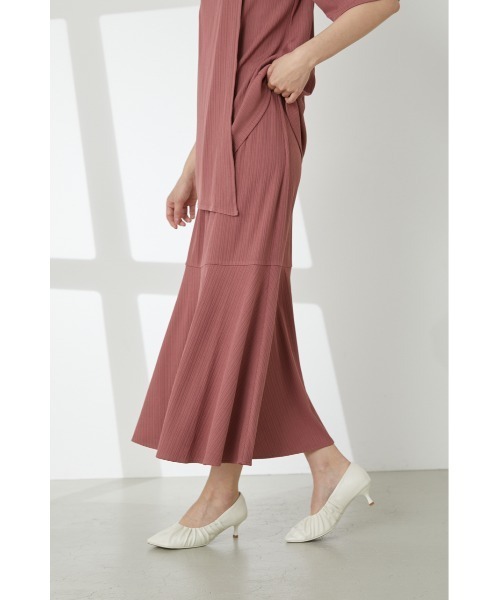 LILIDIA（リリディア）の「ランダムリブマーメードSK（スカート・レディース・ピンク/ブラック/ライトブラウン・MEDIUM/SMALL）」の15枚目の写真