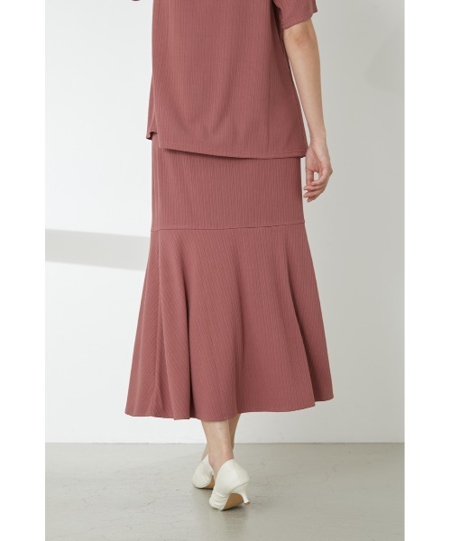 LILIDIA（リリディア）の「ランダムリブマーメードSK（スカート・レディース・ピンク/ブラック/ライトブラウン・MEDIUM/SMALL）」の12枚目の写真