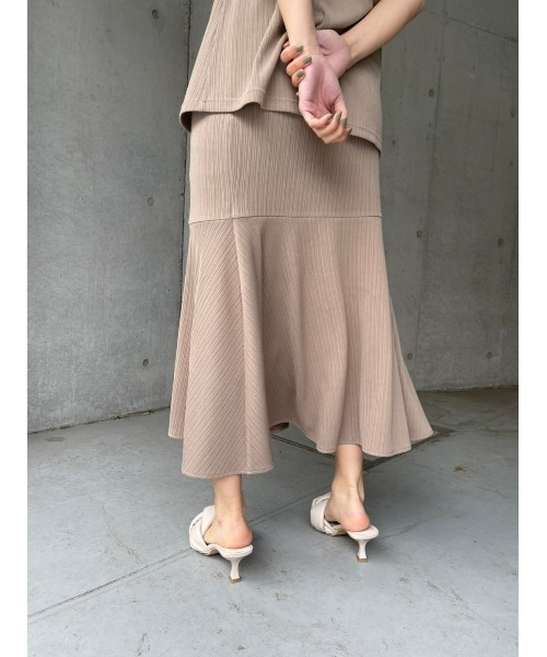 LILIDIA（リリディア）の「ランダムリブマーメードSK（スカート・レディース・ピンク/ブラック/ライトブラウン・MEDIUM/SMALL）」の18枚目の写真