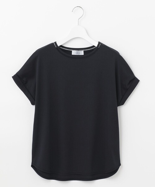 J.PRESS(ジェイプレス)の「【UVケア・接触冷感】コンパクトコットンスムース フレンチスリーブ カットソー(Tシャツ/カットソー・レディース・ホワイト系/グレー系/ベージュ系/ネイビー系/ブルー系/ピンク系・T13/T15)」の17枚目の写真