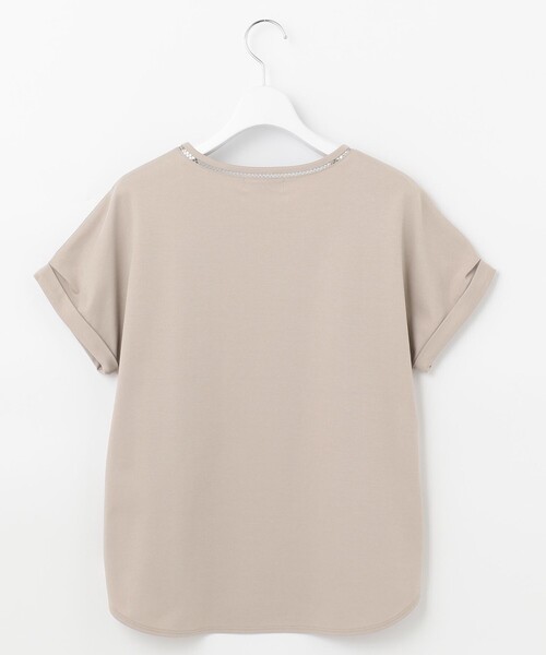 J.PRESS(ジェイプレス)の「【UVケア・接触冷感】コンパクトコットンスムース フレンチスリーブ カットソー(Tシャツ/カットソー・レディース・ホワイト系/グレー系/ベージュ系/ネイビー系/ブルー系/ピンク系・T13/T15)」の19枚目の写真
