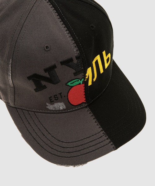 HERON PRESTON（ヘロンプレストン）の「HP-TURIST SPLIT HAT（キャップ・メンズ・ブラック系その他・ONE SIZE）」の5枚目の写真