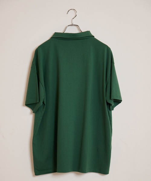 セール】WEGO/刺繍ロゴハーフジップBIGT（Tシャツ/カットソー