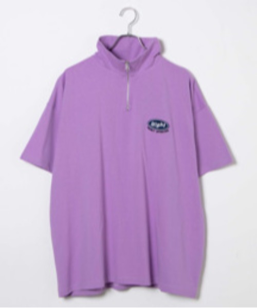 WEGO（ウィゴー）の「WEGO/刺繍ロゴハーフジップBIGT（Tシャツ/カットソー・レディース・ダークグリーン/オートミール/ライトパープル・FREE）」の16枚目の写真