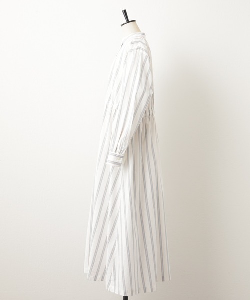 BEARDSLEY（ビアズリー）の「ギャザーシャツワンピース（ワンピース・レディース・ブルー/グリーン・FREE）」の17枚目の写真