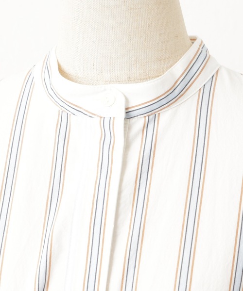 BEARDSLEY（ビアズリー）の「ギャザーシャツワンピース（ワンピース・レディース・ブルー/グリーン・FREE）」の21枚目の写真