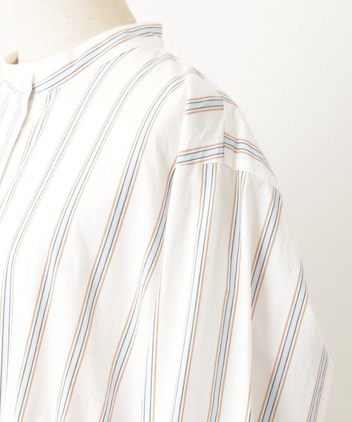 BEARDSLEY（ビアズリー）の「ギャザーシャツワンピース（ワンピース・レディース・ブルー/グリーン・FREE）」の22枚目の写真