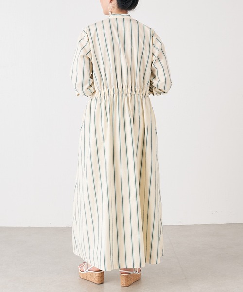 BEARDSLEY（ビアズリー）の「ギャザーシャツワンピース（ワンピース・レディース・ブルー/グリーン・FREE）」の5枚目の写真