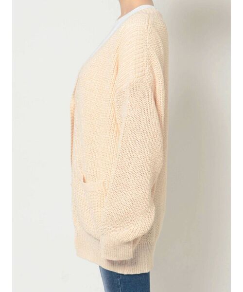 RESEXXY（リゼクシー）の「【m】ボリュームカーデ（カーディガン/ボレロ・レディース・ホワイト/ブラック/ベージュ・FREE）」の9枚目の写真