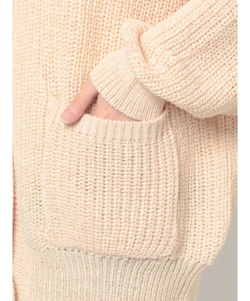 RESEXXY（リゼクシー）の「【m】ボリュームカーデ（カーディガン/ボレロ・レディース・ホワイト/ブラック/ベージュ・FREE）」の13枚目の写真