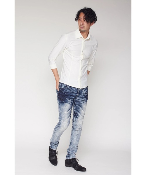 TORNADO MART(トルネードマート)の「TORNADO MART∴ムラJQハイテンションシャツブルゾン(ブルゾン・メンズ・ブラック/ベージュ/アイボリー・M/XXL/L/LL)」の18枚目の写真