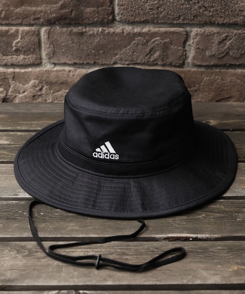 adidas(アディダス)の「【adidas/アディダス】ワンポイントロゴ アドベンチャーハット(ハット・メンズ・ブラック/カーキブラウン/ネイビー/ベージュ・FREE)」の4枚目の写真