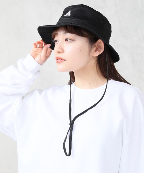 adidas(アディダス)の「【adidas/アディダス】ワンポイントロゴ アドベンチャーハット(ハット・メンズ・ブラック/カーキブラウン/ネイビー/ベージュ・FREE)」の10枚目の写真