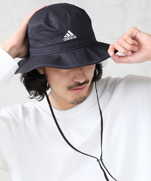 adidas(アディダス)の「【adidas/アディダス】ワンポイントロゴ アドベンチャーハット(ハット・メンズ・ブラック/カーキブラウン/ネイビー/ベージュ・FREE)」の17枚目の写真