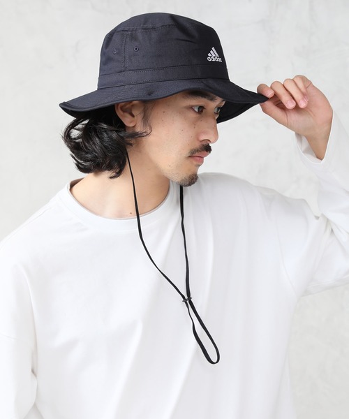 adidas(アディダス)の「【adidas/アディダス】ワンポイントロゴ アドベンチャーハット(ハット・メンズ・ブラック/カーキブラウン/ネイビー/ベージュ・FREE)」の18枚目の写真