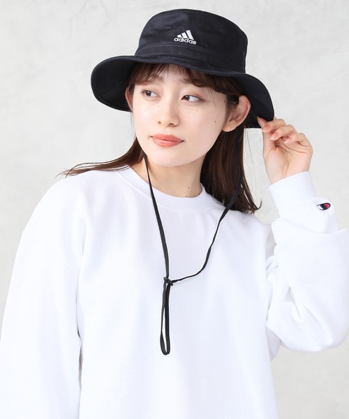 adidas(アディダス)の「【adidas/アディダス】ワンポイントロゴ アドベンチャーハット(ハット・メンズ・ブラック/カーキブラウン/ネイビー/ベージュ・FREE)」の19枚目の写真