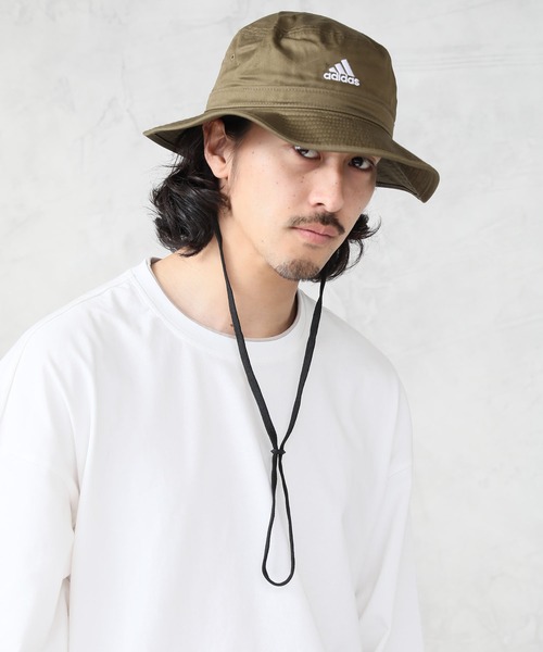 adidas(アディダス)の「【adidas/アディダス】ワンポイントロゴ アドベンチャーハット(ハット・メンズ・ブラック/カーキブラウン/ネイビー/ベージュ・FREE)」の13枚目の写真