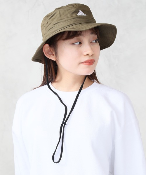 adidas(アディダス)の「【adidas/アディダス】ワンポイントロゴ アドベンチャーハット(ハット・メンズ・ブラック/カーキブラウン/ネイビー/ベージュ・FREE)」の15枚目の写真