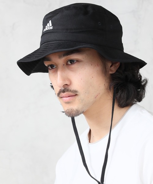 adidas(アディダス)の「【adidas/アディダス】ワンポイントロゴ アドベンチャーハット(ハット・メンズ・ブラック/カーキブラウン/ネイビー/ベージュ・FREE)」の7枚目の写真