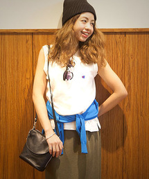 ROSE BUD COUPLES  | 【大人気アイテム】(CHAMPION×ROSEBUD)CWSF331 20S/1 JERSEY SLEEVELESS POCKET TEE(タンクトップ)