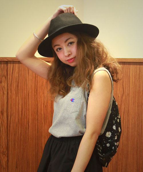 ROSE BUD COUPLES (ローズ バッド カップルズ)の「【大人気アイテム】(CHAMPION×ROSEBUD)CWSF331 20S/1 JERSEY SLEEVELESS POCKET TEE(タンクトップ・レディース・ホワイト/ミックスグレー/イエロー系その他/ブラック/ネイビー/ラベンダー・SMALL/MEDIUM)」の3枚目の写真