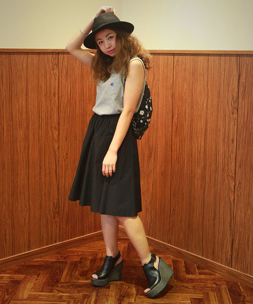 ROSE BUD COUPLES (ローズ バッド カップルズ)の「【大人気アイテム】(CHAMPION×ROSEBUD)CWSF331 20S/1 JERSEY SLEEVELESS POCKET TEE(タンクトップ・レディース・ホワイト/ミックスグレー/イエロー系その他/ブラック/ネイビー/ラベンダー・SMALL/MEDIUM)」の13枚目の写真