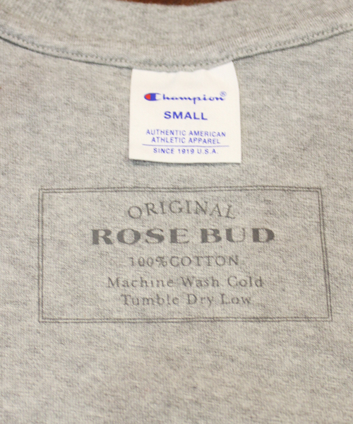 ROSE BUD COUPLES (ローズ バッド カップルズ)の「【大人気アイテム】(CHAMPION×ROSEBUD)CWSF331 20S/1 JERSEY SLEEVELESS POCKET TEE(タンクトップ・レディース・ホワイト/ミックスグレー/イエロー系その他/ブラック/ネイビー/ラベンダー・SMALL/MEDIUM)」の7枚目の写真