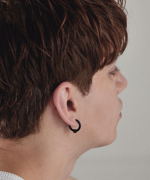 HYPE（ハイプ）の「【HYPE】ハイプ/ ファイブリングフープ（ピアス（両