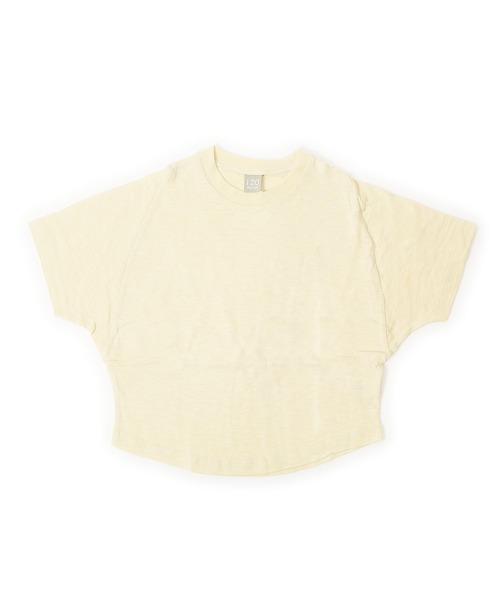 DILASH（ディラッシュ）の「ムラ糸天竺 ラグラン半袖Tシャツ（Tシャツ/カットソー・キッズ・キナリ/チャコール/サックスブルー/ブラウン・100/110/120/80/130/140/90）」の15枚目の写真