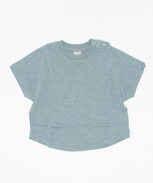 DILASH（ディラッシュ）の「ムラ糸天竺 ラグラン半袖Tシャツ（Tシャツ/カットソー・キッズ・キナリ/チャコール/サックスブルー/ブラウン・100/110/120/80/130/140/90）」の17枚目の写真