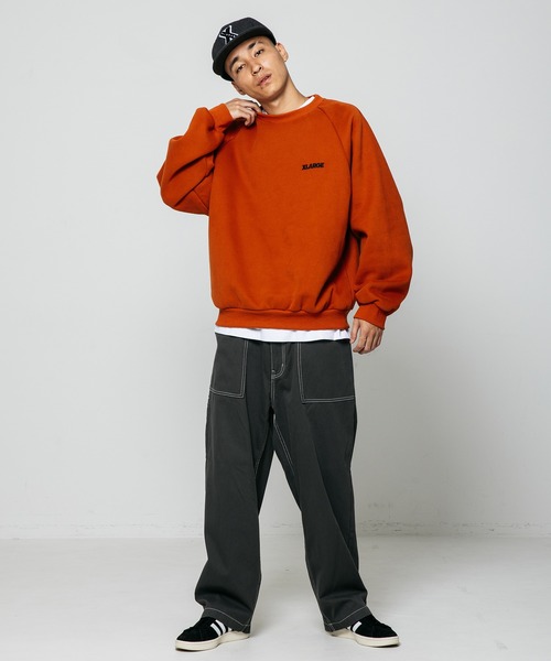 XLARGE（エクストララージ）の「WIDE RAGLAN CREWNECK SWEAT